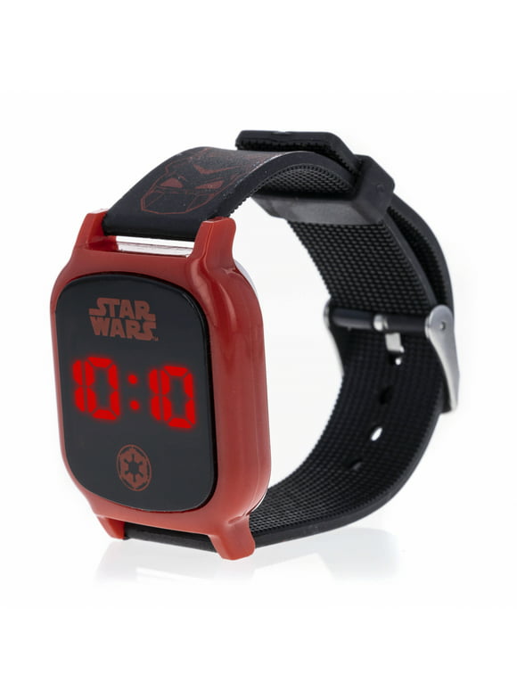 Star Wars LED Display Digital Touch Screen Watch for Kids - Black
