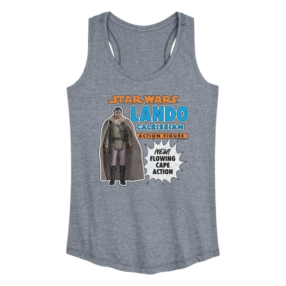 Star Wars - Lando Action Figure Graphic Racerback Tank