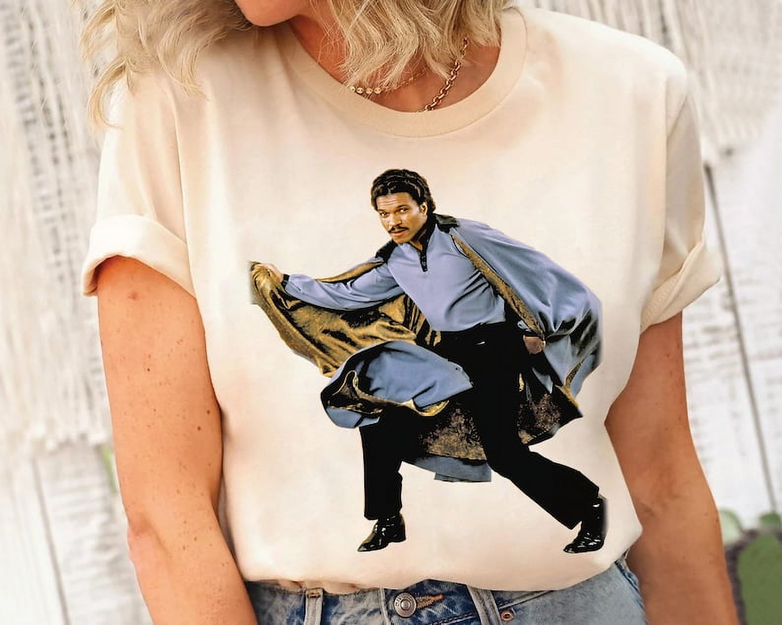 Star Wars Lando Calrissian Portrait Graphic T Shirt Galaxy s Edge Holiday Trip Unisex T shirt Family Birthday Gift Adult Kid Toddler Tee Walmart