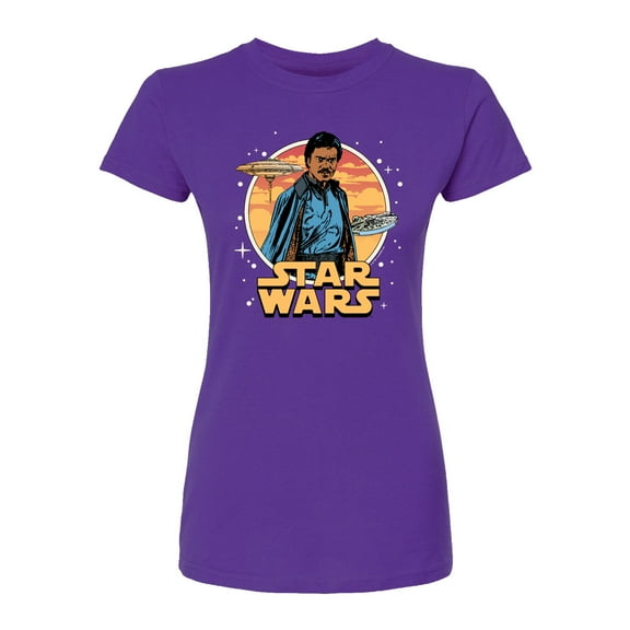 Star Wars - Lando Circle - Juniors Fitted Tee