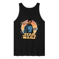 thumbnail image 1 of Star Wars - Lando Circle - Men's Sleeveless Graphic Tank, 1 of 4