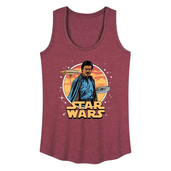 Star Wars - Lando Circle - Women's Racerback Graphic Tank