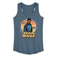 thumbnail image 1 of Star Wars - Lando Circle - Women's Racerback Graphic Tank, 1 of 4