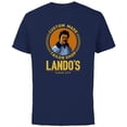thumbnail image 1 of Star Wars Lando’s Cloud City Custom Made Tailor Shop Funny - Short Sleeve Cotton T-Shirt for Adults - Customized-Navy, 1 of 5