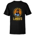 thumbnail image 1 of Star Wars Lando’s Cloud City Custom Made Tailor Shop Funny - Short Sleeve T-Shirt for Kids - Customized-Black, 1 of 5