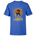 thumbnail image 1 of Star Wars Lando’s Cloud City Custom Made Tailor Shop Funny - Short Sleeve T-Shirt for Kids - Customized-Royal, 1 of 5