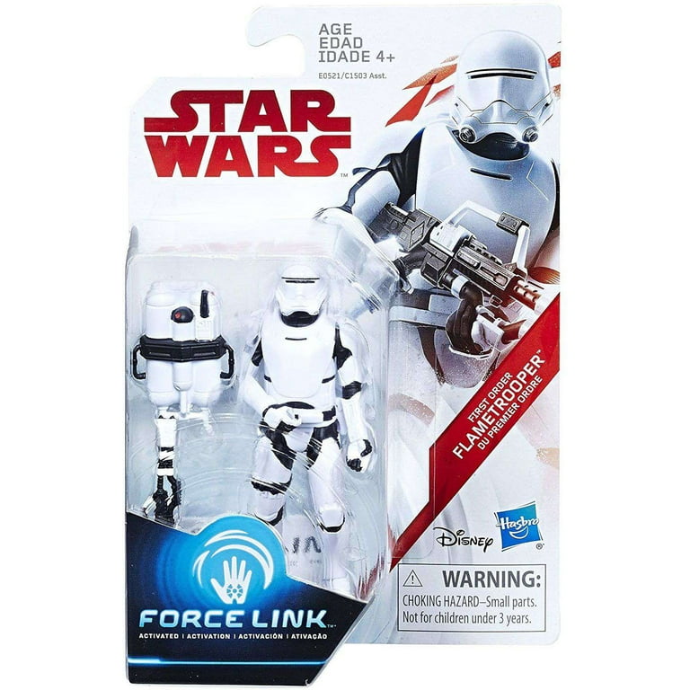 Star Wars Last Jedi E8 First Order Flametrooper Force Link Action