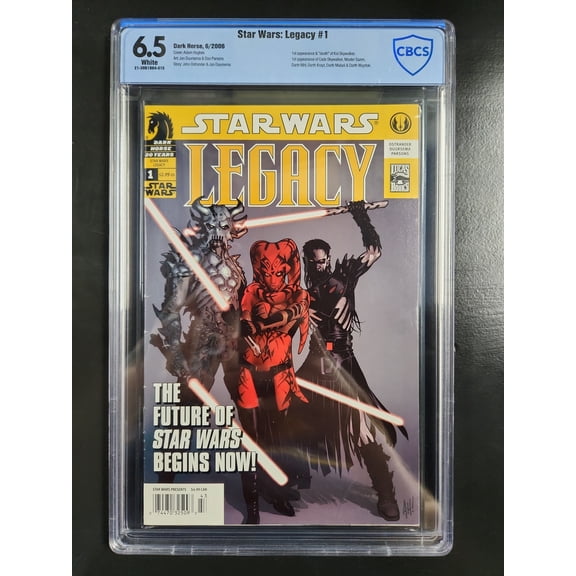 Star Wars: Legacy #1 - CBCS 6.5 Comic Book