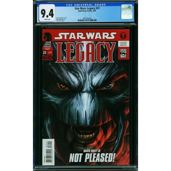 Star Wars: Legacy #22 - CGC 9.4 Comic Book