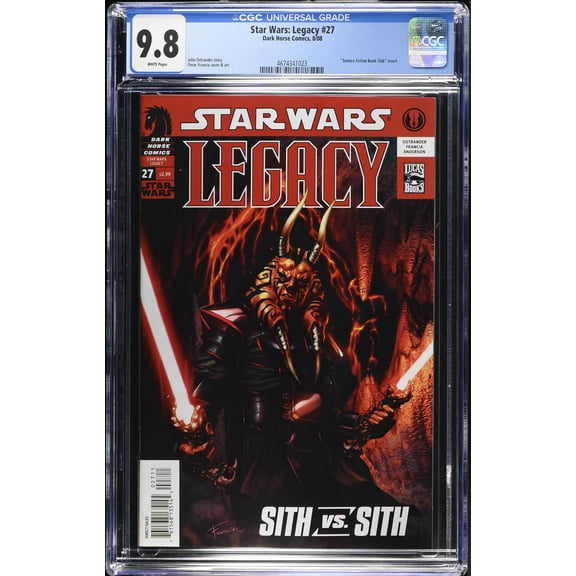 Star Wars: Legacy #27 - CGC 9.8 Comic Book