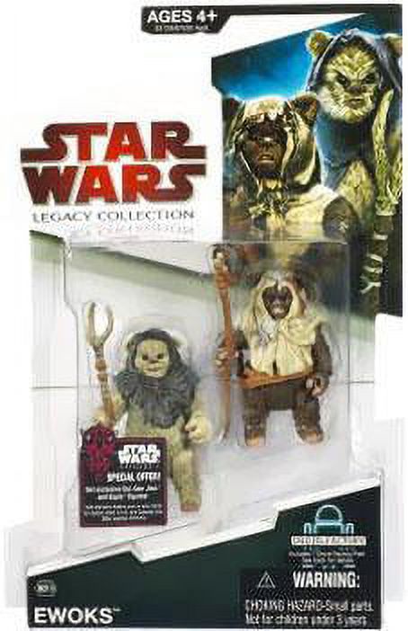 Star Wars Ewoks Action Figures 2体セット Star Wars Legacy Collection Droid Factory Ewoks Action Figure, 2