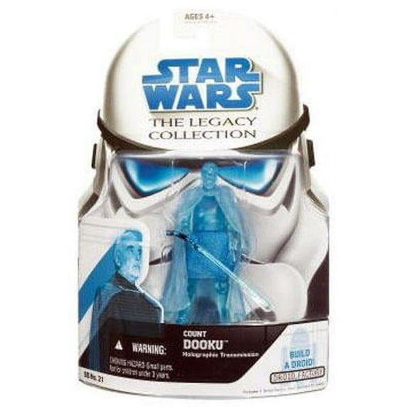 Count Dooku Action Figure Hologram Star Wars Attack of the Clones