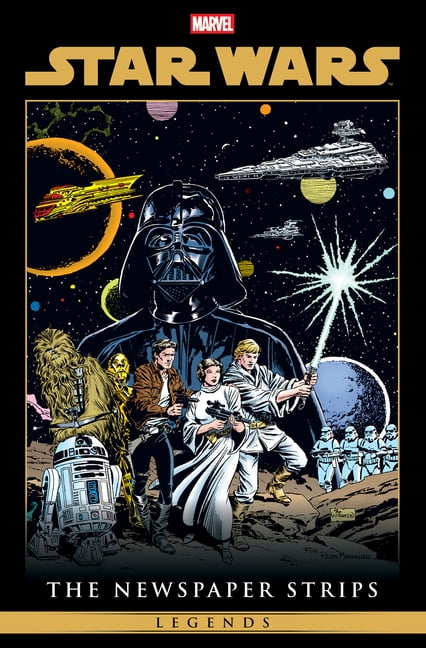 Star Wars Legends: The Newspaper Strips Omnibus Al Williamson Early Adventures Cover, (Hardcover)