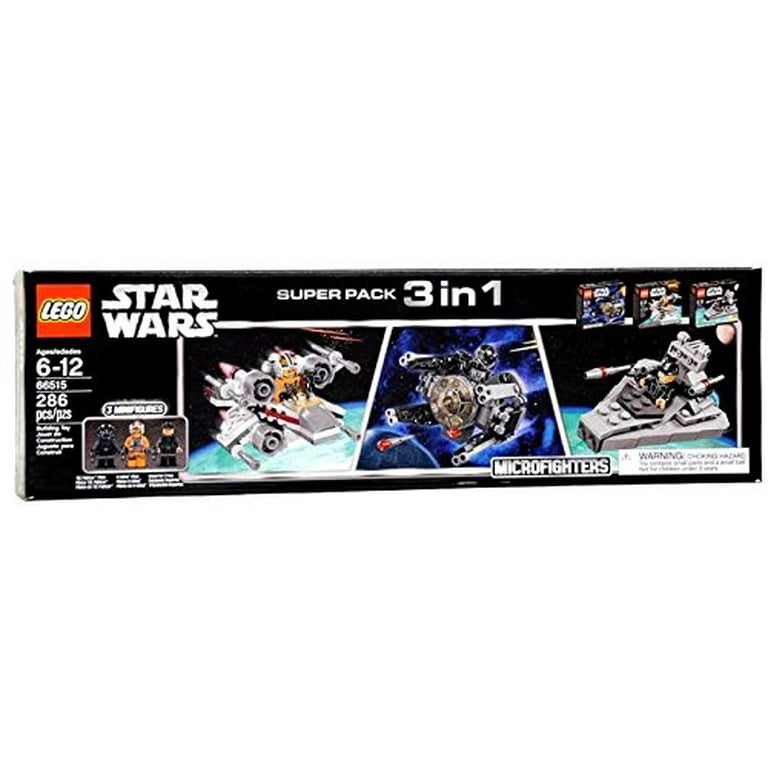 Star Wars Lego Super Pack 3 in 1 Microfighters 66515 - Walmart.com