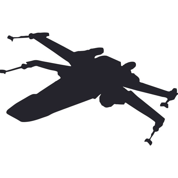 Star Wars Lego X- Wing Cartoon Character Wall Art Vinyl Sticker Design Decal Girls Boys Kids Bedroom Nursery Kindergarten Fun Home Children Room Decor Sticker Wall Art Vinyl Decor Size (40x35 inch)
