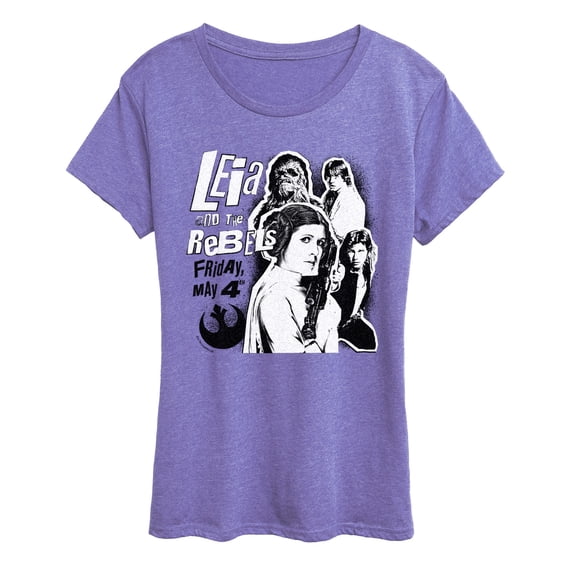 Star Wars - Leia and the Rebels - Women's Short Sleeve Graphic T-Shirt