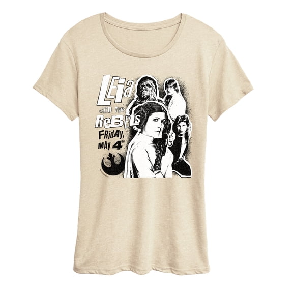 Star Wars - Leia and the Rebels - Women's Short Sleeve Graphic T-Shirt