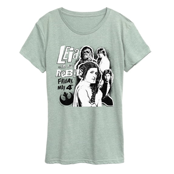 Star Wars - Leia and the Rebels - Women's Short Sleeve Graphic T-Shirt