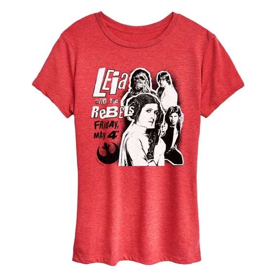 Star Wars - Leia and the Rebels - Women's Short Sleeve Graphic T-Shirt