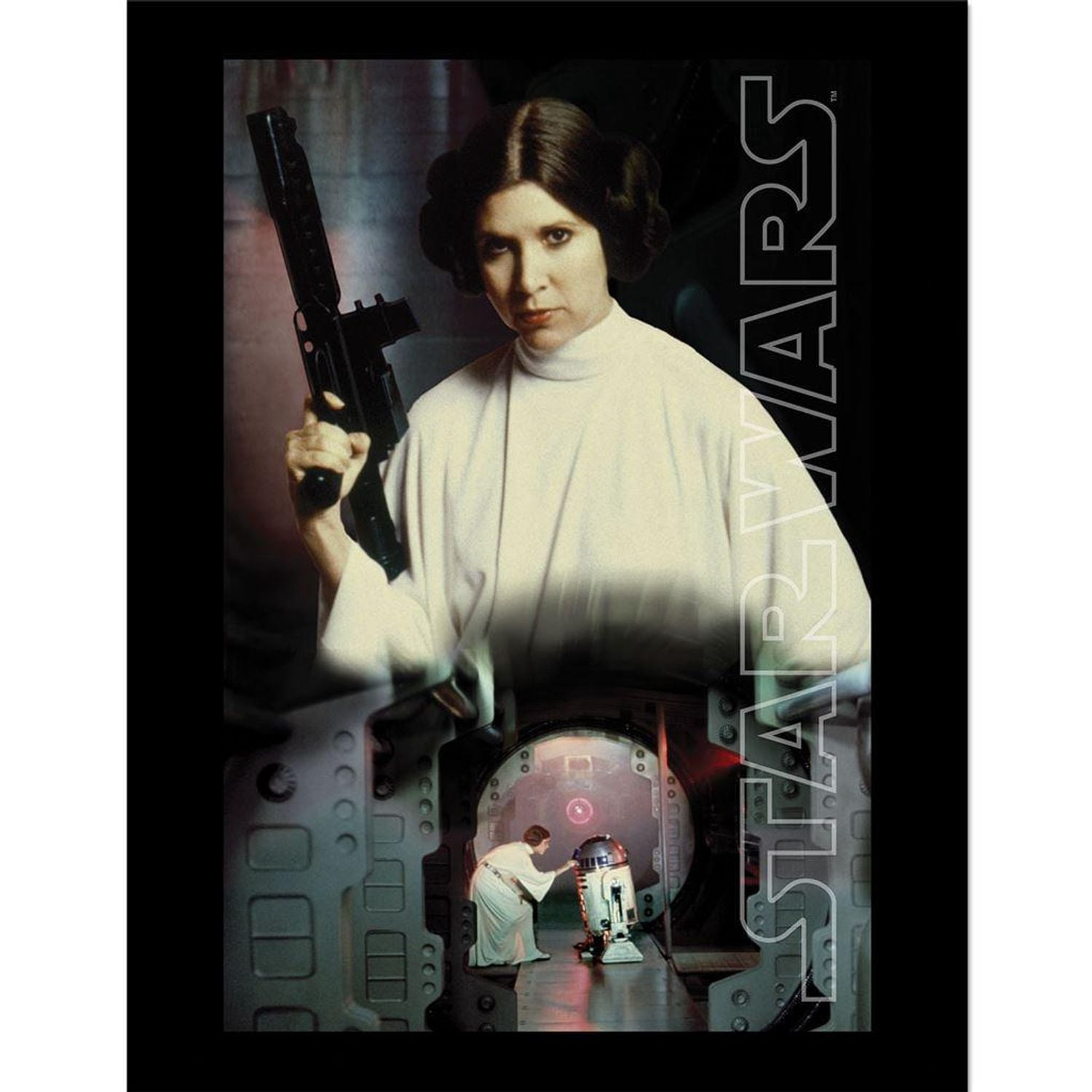 Star Wars Leia Key Art Framed Poster - Walmart.com