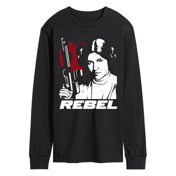 Star Wars - Leia Rebel Portrait - Men's Long Sleeve Graphic T-Shirt