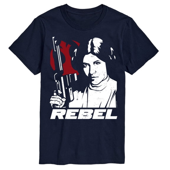 Star Wars - Leia Rebel Portrait - Men's Short Sleeve Graphic T-Shirt