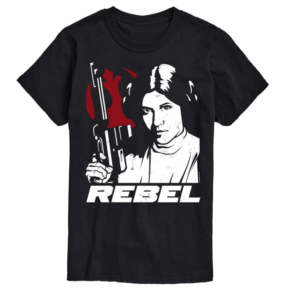 Star Wars - Leia Rebel Portrait - Men's Short Sleeve Graphic T-Shirt
