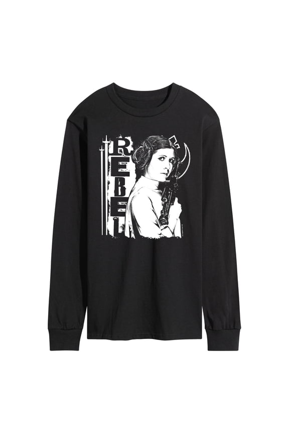 - Leia Rebel Princess - Men's Long Sleeve Graphic T-Shirt