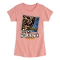 thumbnail image 1 of Star Wars - Let The Wookie Win - Toddler And Youth Girls Fitted Short Sleeve Tee, 1 of 4