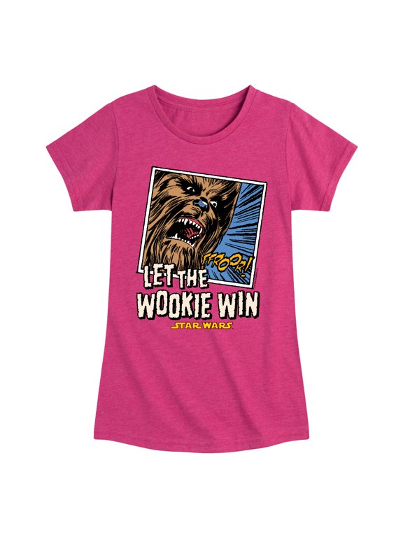 - Let The Wookie Win - Toddler And Youth Girls Fitted Short Sleeve Tee