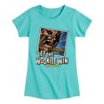 thumbnail image 1 of Star Wars - Let The Wookie Win - Toddler And Youth Girls Fitted Short Sleeve Tee, 1 of 4
