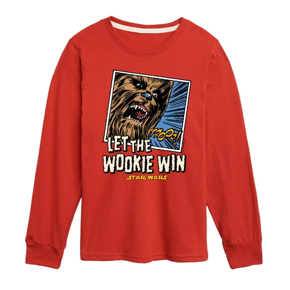 Star Wars - Let The Wookie Win - Toddler And Youth Long Sleeve Tee