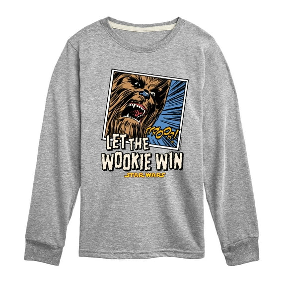 Star Wars - Let The Wookie Win - Toddler And Youth Long Sleeve Tee