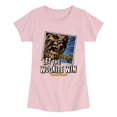 thumbnail image 1 of Star Wars - Let The Wookiee Win - Youth Girls Fitted Short Sleeve T-Shirt, 1 of 4