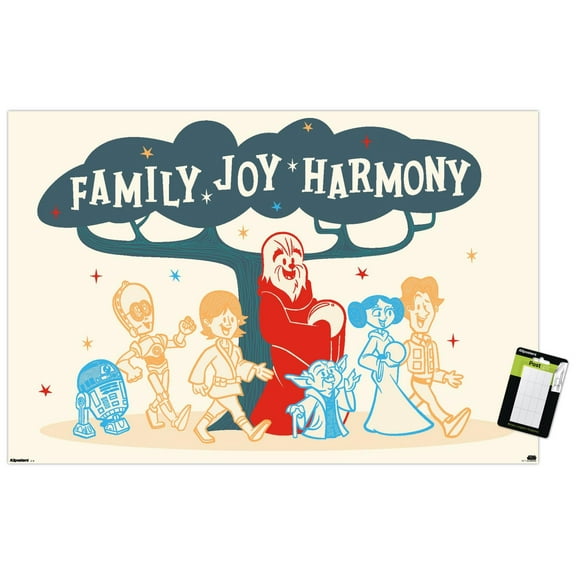 Star Wars: Life Day - Family Joy Harmony Wall Poster, 22.375" x 34"