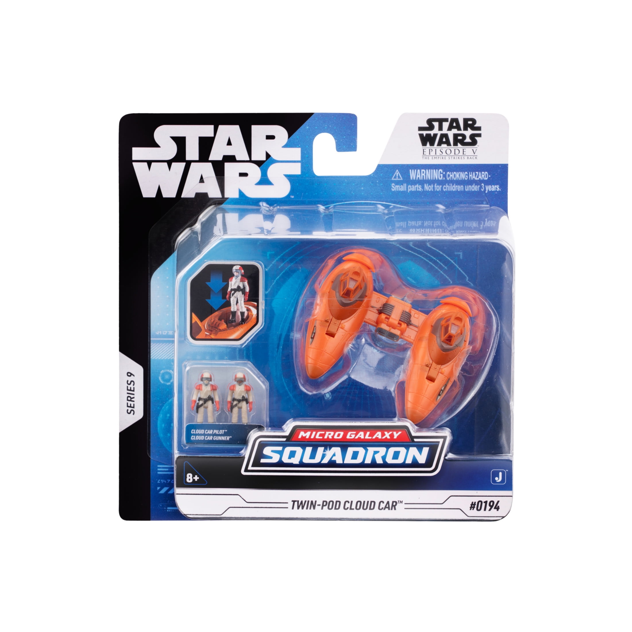 STAR WARS Micro Galaxy Squadron Cloud Car - 3-inch Vehicle with