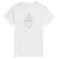 thumbnail image 1 of Star Wars - Light Grey Mono Darth Vader - Men's Short Sleeve Tee, 1 of 4