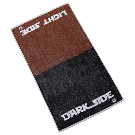 star wars light side dark side bath towel