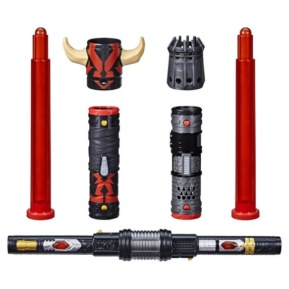 Star Wars Lightsaber Forge Darth Maul Double-Bladed Electronic Red Lightsaber