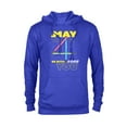 thumbnail image 1 of Star Wars Lightsabers May The 4th Be With You 2022 - Pullover Hoodie for Adults - Customized-Royal Heather, 1 of 5