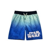 Star Wars Little Boys Baby Yoda Swim Short, Sizes 4-12