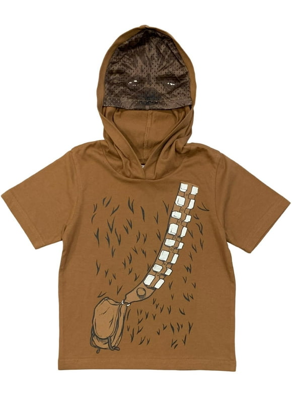 Star Wars Little Boys' Chewbacca Hooded Tee with Mask (Toddler Boys & Little Boys)