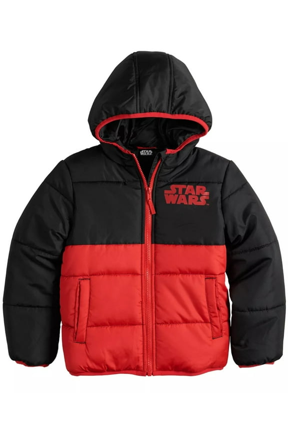 Little Boys' Hooded Puffer Jacket, Sizes 4-7