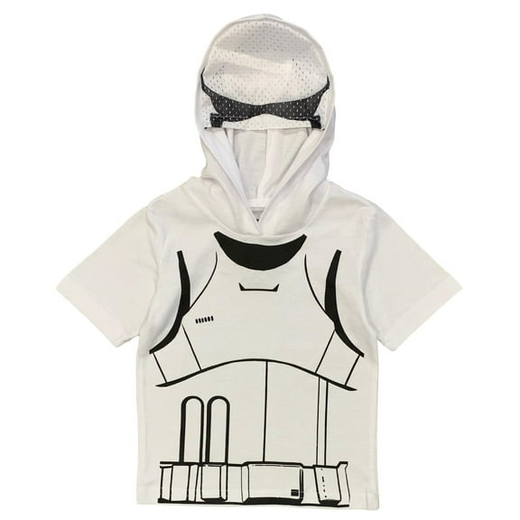 Star Wars Little Boys' Storm Trooper Hooded Tee with Mask (Toddler Boys & Little Boys)