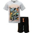 thumbnail image 1 of Star Wars Little Boys T-Shirt and Mesh Shorts Outfit Set Little Kid to Big Kid, 1 of 5
