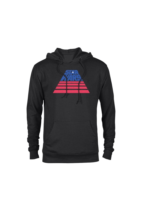 Logo Broad Stripes July 4th Retro - Pullover Hoodie for Adults - Customized-Black