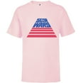 thumbnail image 1 of Star Wars Logo Broad Stripes July 4th Retro - Short Sleeve T-Shirt for Kids - Customized-Soft Pink, 1 of 5