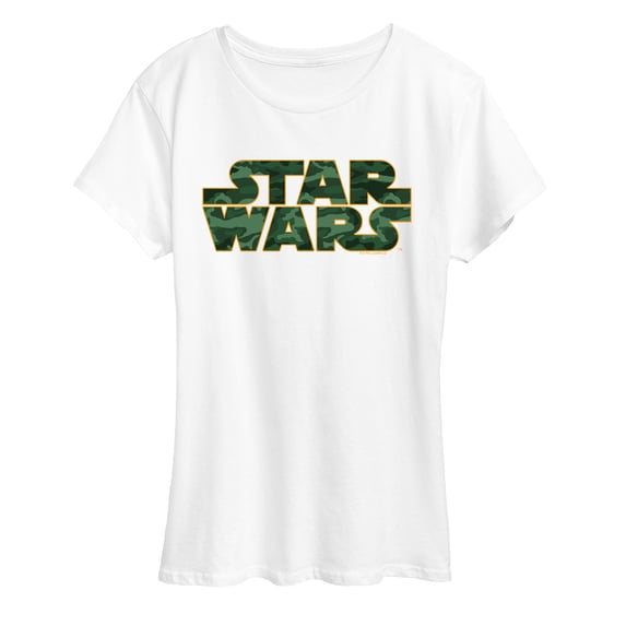 Star Wars - Logo Camo - Women's Short Sleeve Graphic T-Shirt