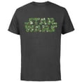 thumbnail image 1 of Star Wars Logo Christmas Collage Holiday Standard - Short Sleeve Cotton T-Shirt for Adults - Customized-Charcoal, 1 of 5