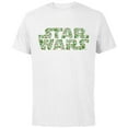 thumbnail image 1 of Star Wars Logo Christmas Collage Holiday Standard - Short Sleeve Cotton T-Shirt for Adults - Customized-White, 1 of 5